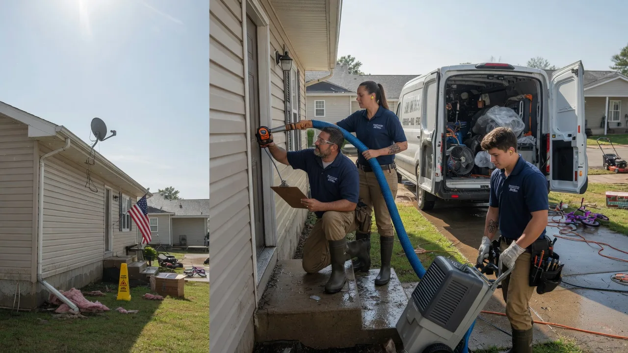 Ceiling Water Damage Restoration in Stockton, KS near me